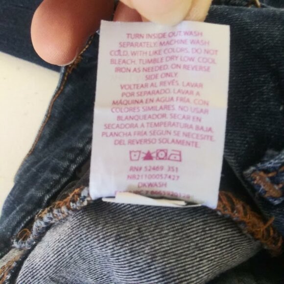 No Boundaries Women's Size 9 Dark Wash Jeans - Picture 12 of 12